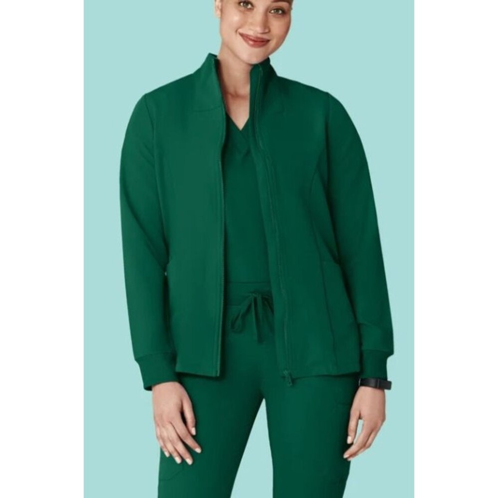 Mandala Scrub Hunter Green Jacket XL